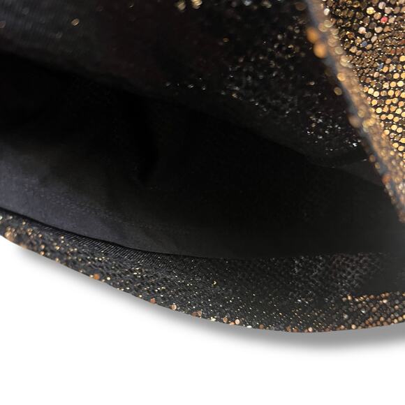 Anne Klein Size 12 Metallic Gold Ruched Cap Sleep Sheath Dress Knee Length NWT - Picture 11 of 12